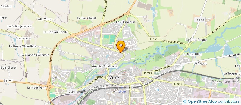 localisation de l'entreprise AH-JEANMICH à VITRE