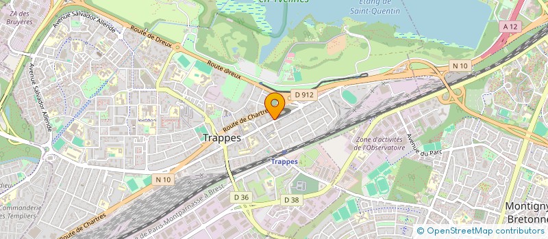 localisation de l'entreprise AH L'ATELIER ANGEL  TRAPPES