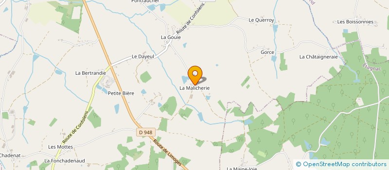 localisation de l'entreprise AH L'IDEE à CHABRAC