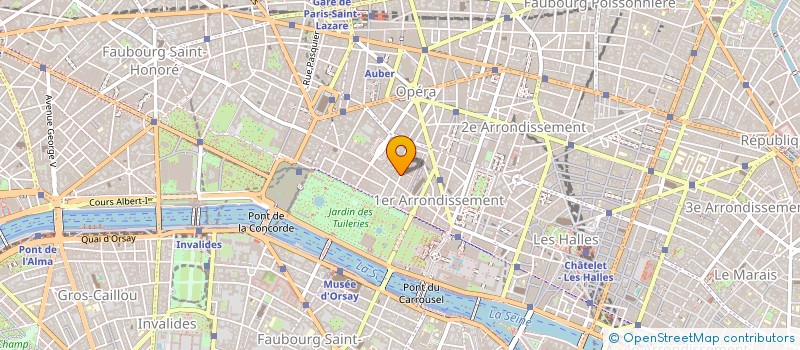 localisation de l'entreprise AH LA VACHE à PARIS