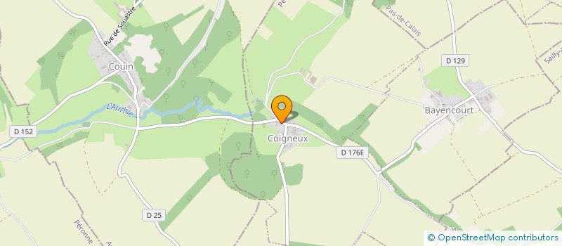 localisation de l'entreprise AH LES BELLES PLANTES DE PIEDS  COIGNEUX