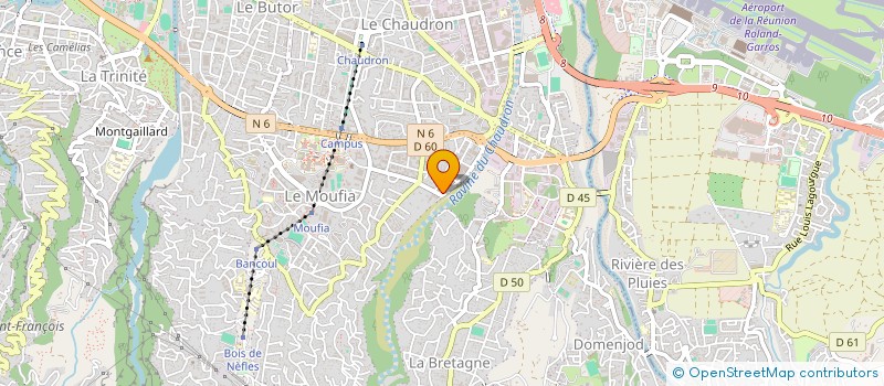 localisation de l'entreprise AH LINE JOSEPH IMPORT à SAINT-DENIS