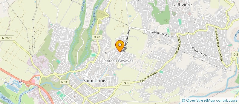 localisation de l'entreprise AH-LING  SAINT-LOUIS