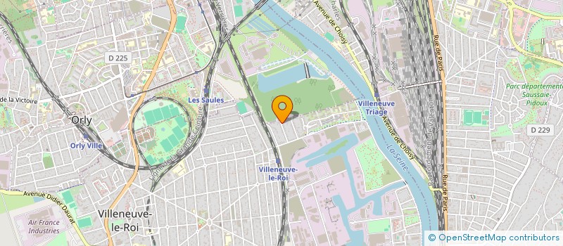 localisation de l'entreprise AH M.D.B  VILLENEUVE-LE-ROI