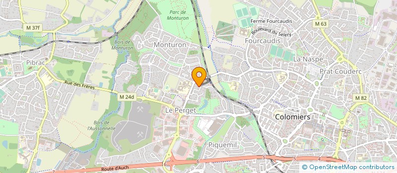 localisation de l'entreprise AH MECANIQUE à COLOMIERS