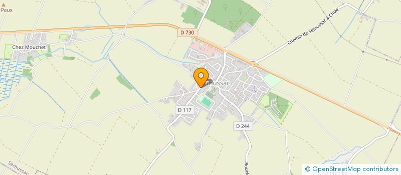 localisation de l'entreprise AH MENUISERIES  SEMUSSAC