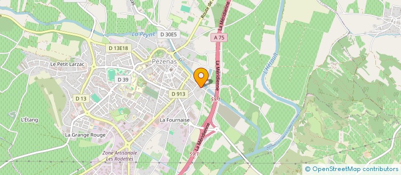 localisation de l'entreprise AH OUI PRODUCTIONS à PEZENAS