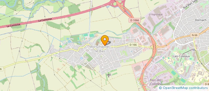 localisation de l'entreprise AH PATRIMOINE  MORSCHWILLER-LE-BAS