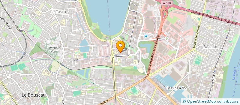 localisation de l'entreprise AH PEINTURE  BORDEAUX