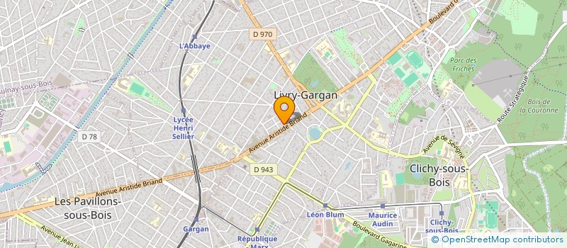 localisation de l'entreprise AH PRESTIGE à LIVRY-GARGAN