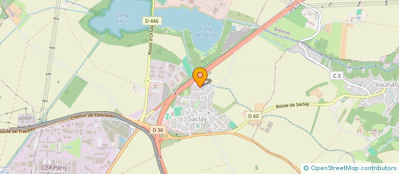 localisation de l'entreprise AH PRO BAT  SACLAY