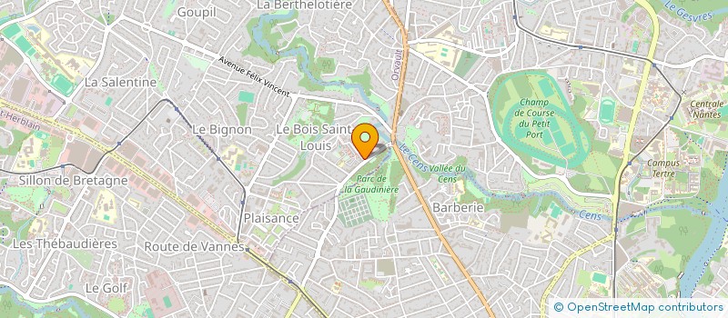 localisation de l'entreprise AH RENOV à ORVAULT
