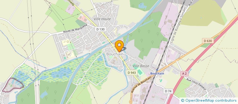localisation de l'entreprise AH SERVICES à BOUCHAIN