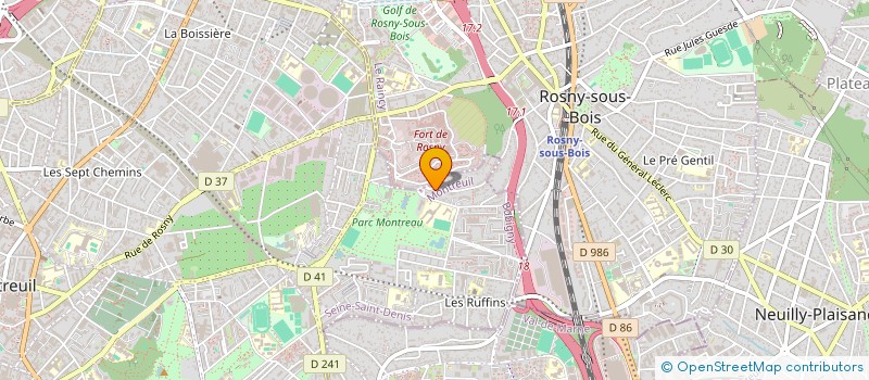 localisation de l'entreprise AH, SI C'EST COMME CA! à MONTREUIL