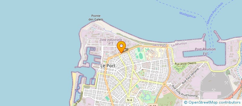 localisation de l'entreprise AH-SING ASSURANCES  LE PORT