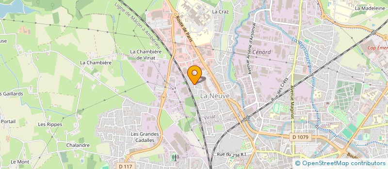 localisation de l'entreprise AH-SON PINCEAU  VIRIAT