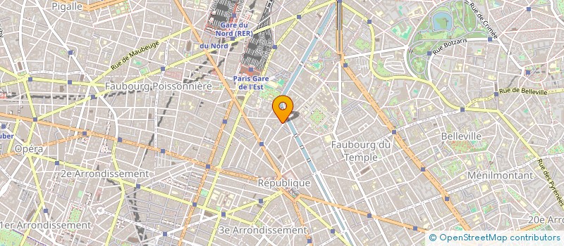 localisation de l'entreprise AH STANDING SARL  PARIS