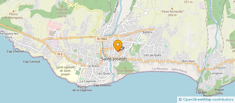 localisation de l'entreprise AH-TAK  SAINT-JOSEPH