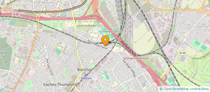 localisation de l'entreprise AH VTC LILLE  RONCHIN