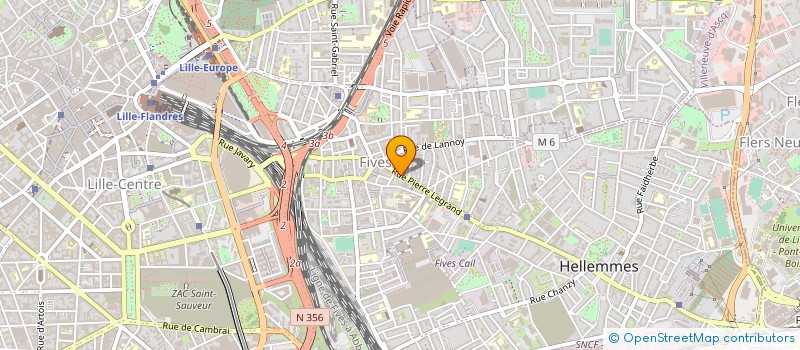 localisation de l'entreprise AH2J à LILLE