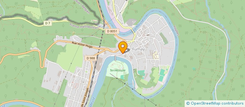 localisation de l'entreprise AH2M  FUMAY