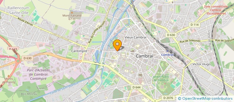 localisation de l'entreprise AH8 à CAMBRAI