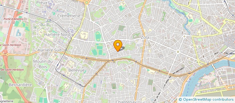 localisation de l'entreprise AHA à NANTES