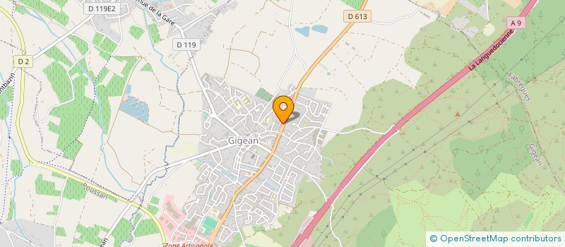 localisation de l'entreprise AHA  GIGEAN
