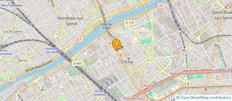 localisation de l'entreprise AHA à CLICHY