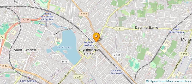 localisation de l'entreprise AHA CABINET CONSEIL à ENGHIEN-LES-BAINS