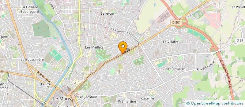 localisation de l'entreprise AHA TEAMS  LE MANS