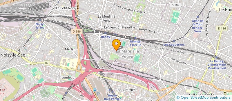 localisation de l'entreprise AHAA  BONDY