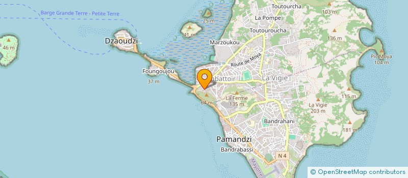 localisation de l'entreprise AHAMADI ABDOU ET FILS à DZAOUDZI
