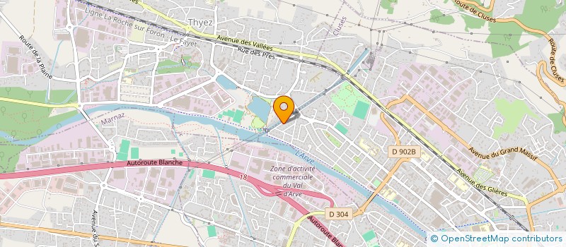 localisation de l'entreprise AHANI  THYEZ