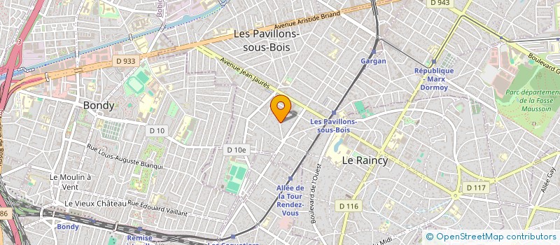 localisation de l'entreprise AHAVA à LES PAVILLONS-SOUS-BOIS