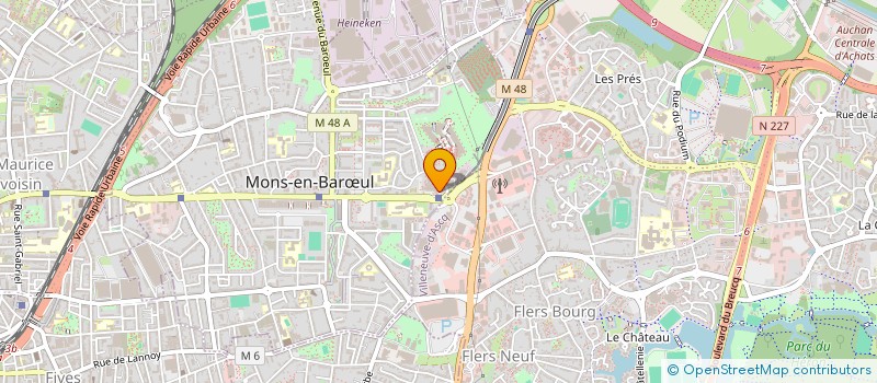 localisation de l'entreprise AHAVAS'CO à MONS-EN-BARŒUL