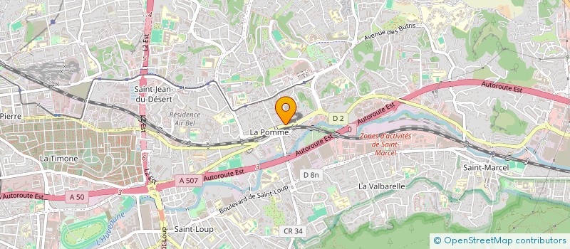 localisation de l'entreprise AHAVAT THORA VEISRAEL  MARSEILLE