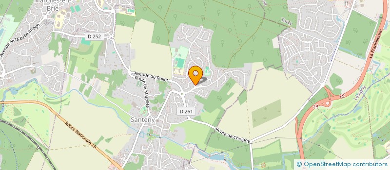 localisation de l'entreprise AHAVSSIL  SANTENY