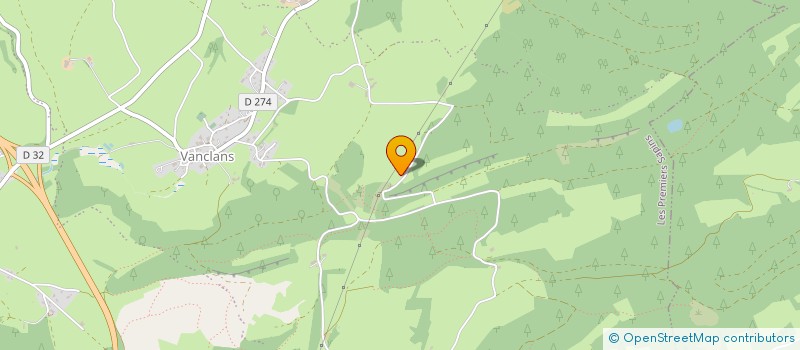 localisation de l'entreprise AHB  LES PREMIERS SAPINS