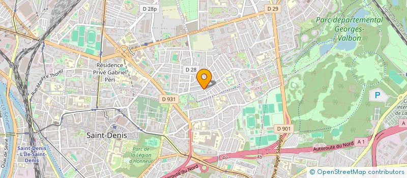 localisation de l'entreprise AHB CARS  SAINT-DENIS