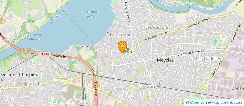 localisation de l'entreprise AHB INVEST  MEYZIEU