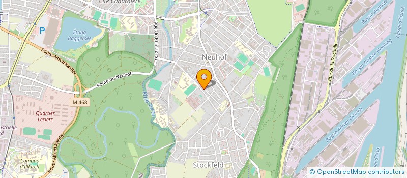 localisation de l'entreprise AHC  STRASBOURG