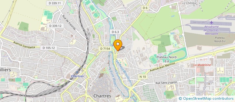 localisation de l'entreprise AHCAM à CHARTRES