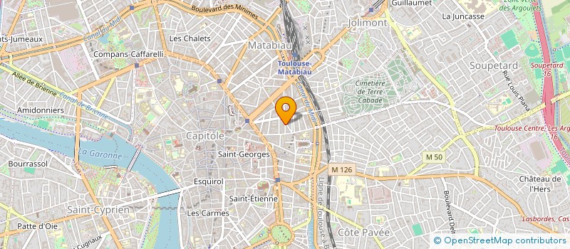 localisation de l'entreprise AHCC à TOULOUSE