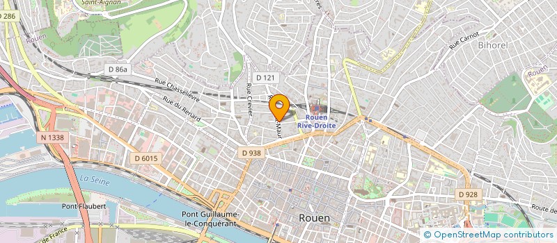 localisation de l'entreprise AHD IMMO  ROUEN