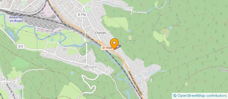 localisation de l'entreprise AHD LUXURY  AMBERIEU-EN-BUGEY