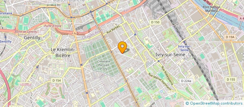 localisation de l'entreprise AHD TRANSPORTS  MONTROUGE