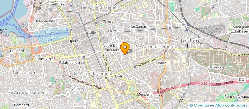 localisation de l'entreprise AHDY à MARSEILLE