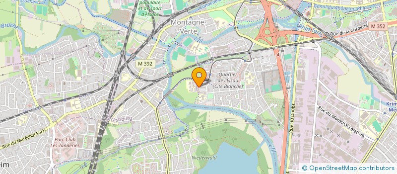 localisation de l'entreprise AHEM PLATRERIE à STRASBOURG