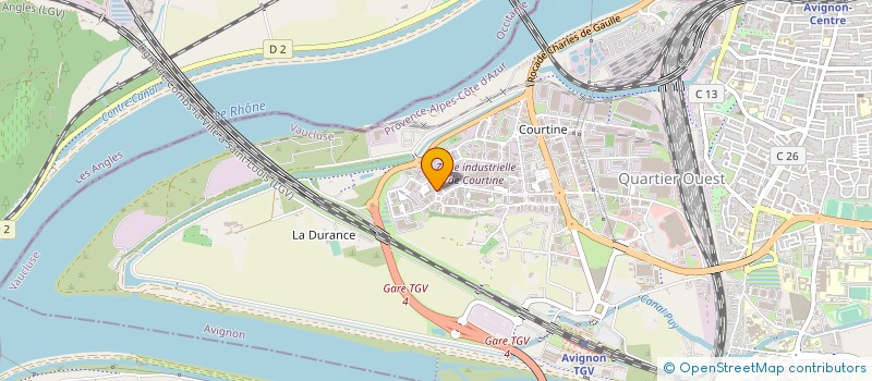 localisation de l'entreprise AHERA à AVIGNON